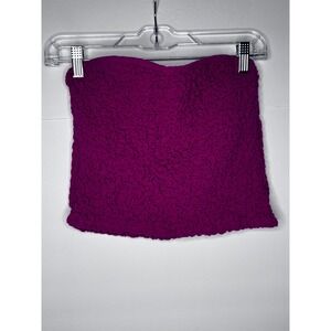 Free People Women's Smocked Tube Top, Textured‎ Sleeveless Crop Top